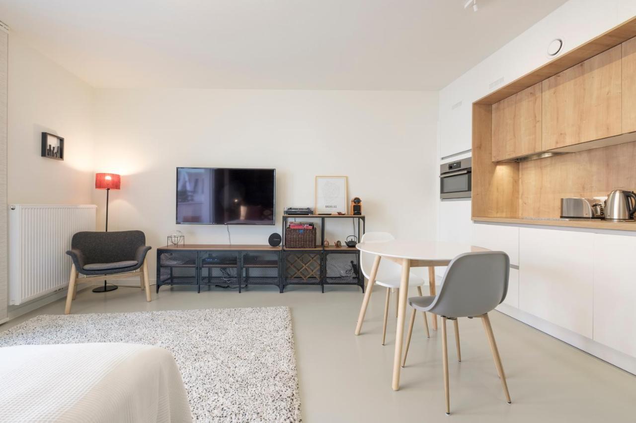 Апартаменты Mini Loft With Terrace Брюссель Экстерьер фото