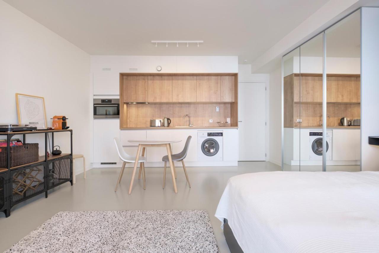 Апартаменты Mini Loft With Terrace Брюссель Экстерьер фото